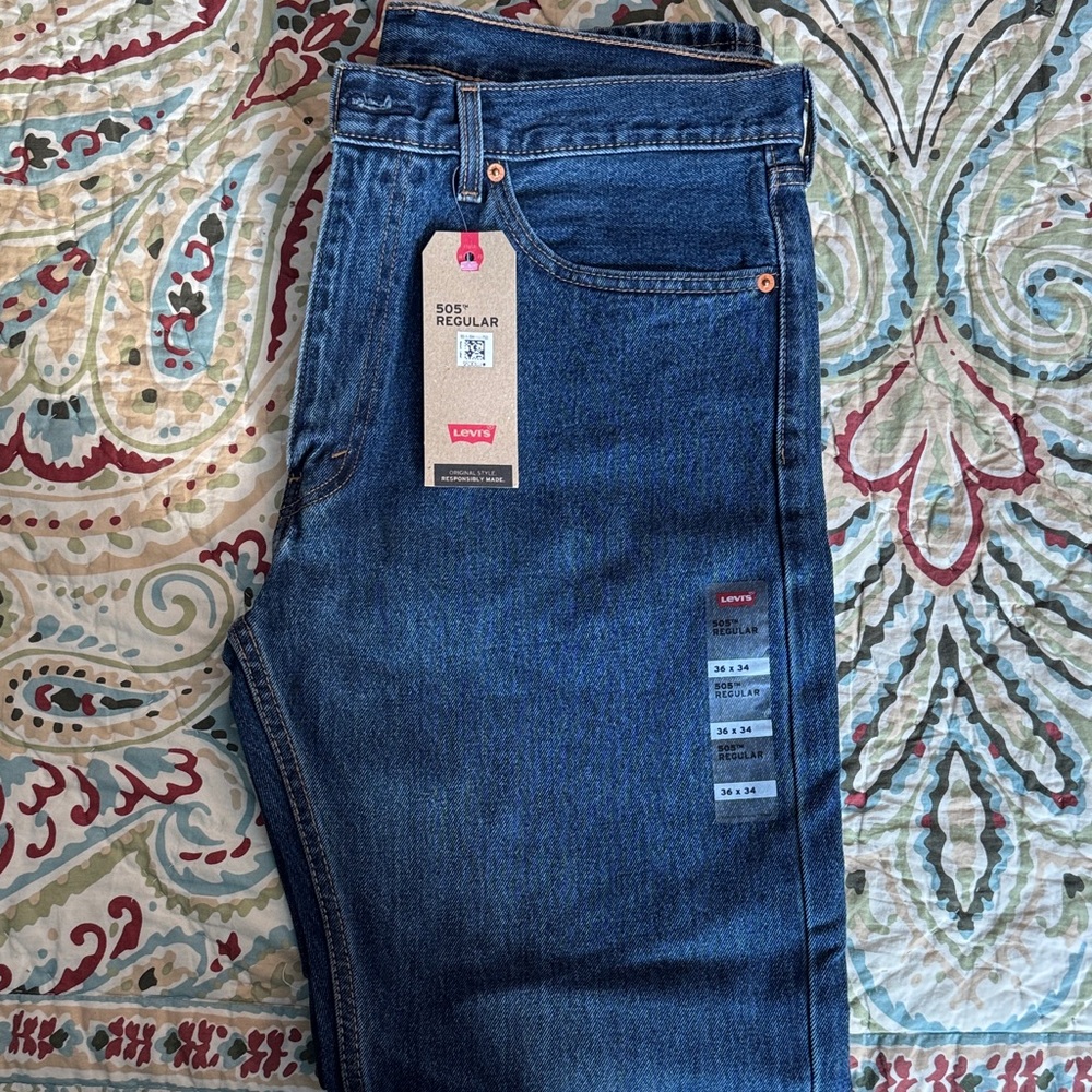 Levi's Dark Blue Denim Pants